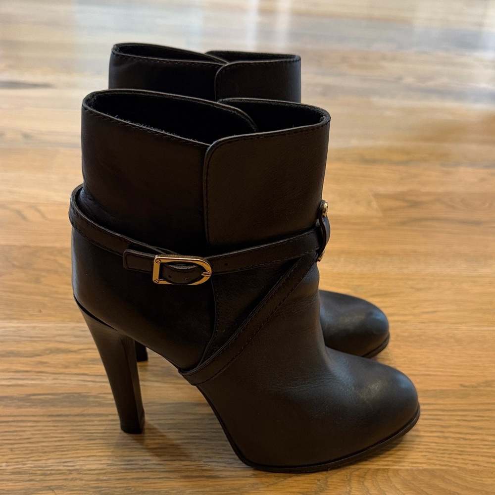 Tory Burch Black High Heel Ankle Boots